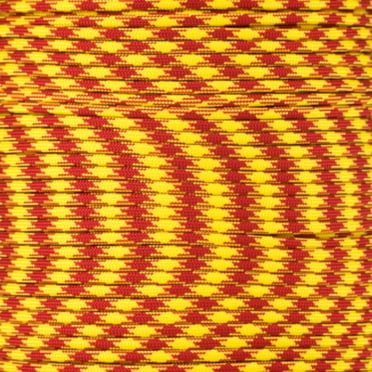 Paracord Planet 10', 25', 50', 100' Hanks & 250', 1000' Spools of Parachute 550 Cord Type III 7 Strand Paracord in Over 45 Warm Color Dominant Color Patterns