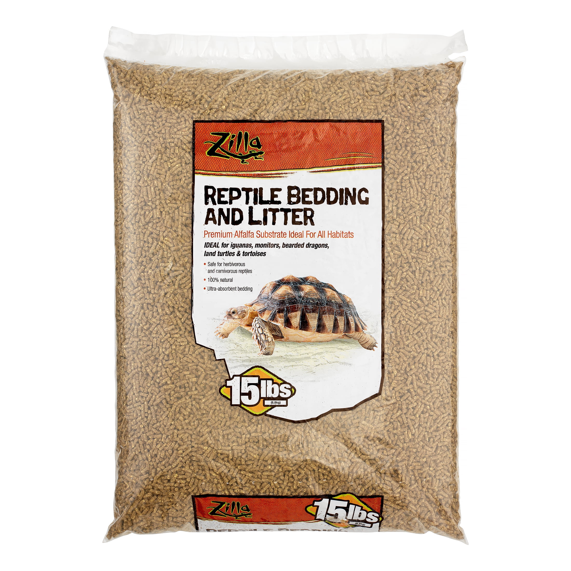 Zilla Alfalfa Meal Reptile Bedding & Litter, 15 Lb