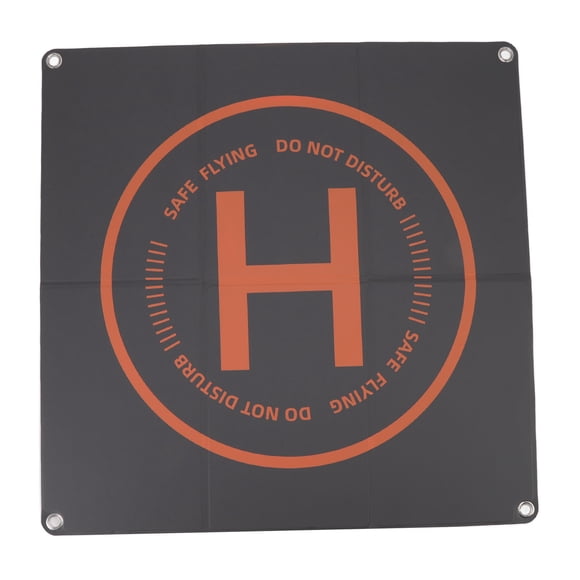Drone Warning Landing Pad, Double Color Drone Landing Pad Folding For Lawn