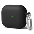 thumbnail image 1 of Funda Elago Liquid Hybrid para AirPods de tercera generación con llavero, color negro, 1 of 9
