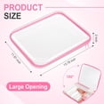 thumbnail image 2 of Funda rígida transparente con cierre, bolsa de plástico, bolsa de maquillaje transparente, 2 of 7