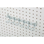 Hyper Tough Multi-Tool And Screwdriver Organizer Holder for a Pegboard, Zinc Plated Steel, 6 Slots