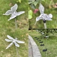 thumbnail image 4 of Luz solar LED para jardín que cambia de color con diseño de libélula, mariposa y colibrí., 4 of 5