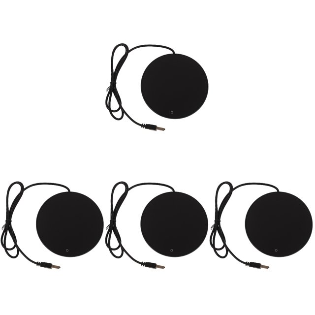 4pcs Mug Warmer USB Cup Heating Coaster Milk Mug Warmer Reusable Mug Warmer Cup Warmer
