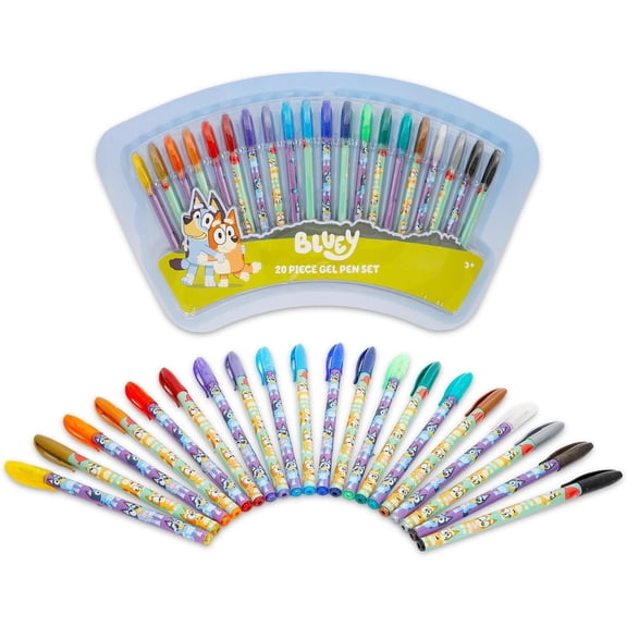 Bluey 20 Piece Gel Pen Set