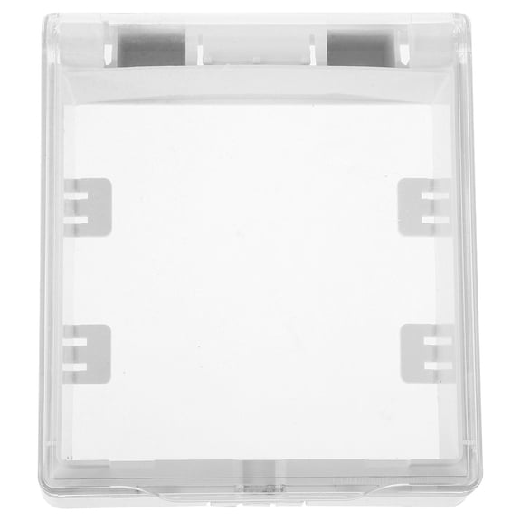 NICEXMAS Plastic Wall Outlet Cover with Strong Adhesive for Bathroom and Indoor Electrical Socket