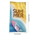 Absorbent And Quick Drying Portable Microfibre Travel Beach Towel Women
