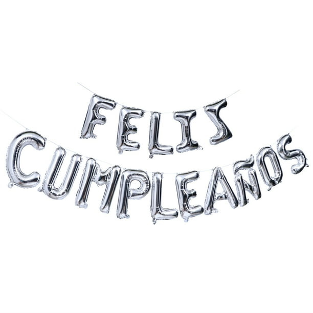 FELTECHELECTR 1 juego de globos para fiesta de cumpleaños española, decoración de fondo para fiesta, suministros para fiesta