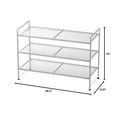 thumbnail image 2 of 3-tier Stackable Mesh Shoe Rack, 2 of 8