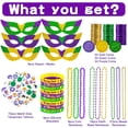 thumbnail image 2 of Juego de accesorios para Mardi Gras MgParty, 216 unidades, máscaras y cuentas, 2 of 7