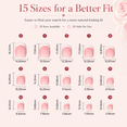 thumbnail image 3 of Morovan French Tip Press On Nails: 150 Pcs Pink Short Square Soft Gel False Nail Tips, DIY Nail Art Kit for Women, 3 of 9