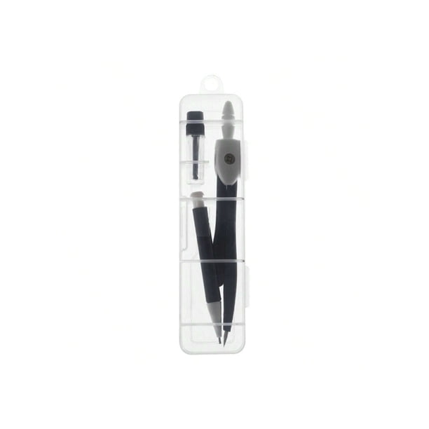 1pc Simple Exam Compass Set, Student Metal Plotting Compass Drawing Tool, Mathematics Teaching Stationery