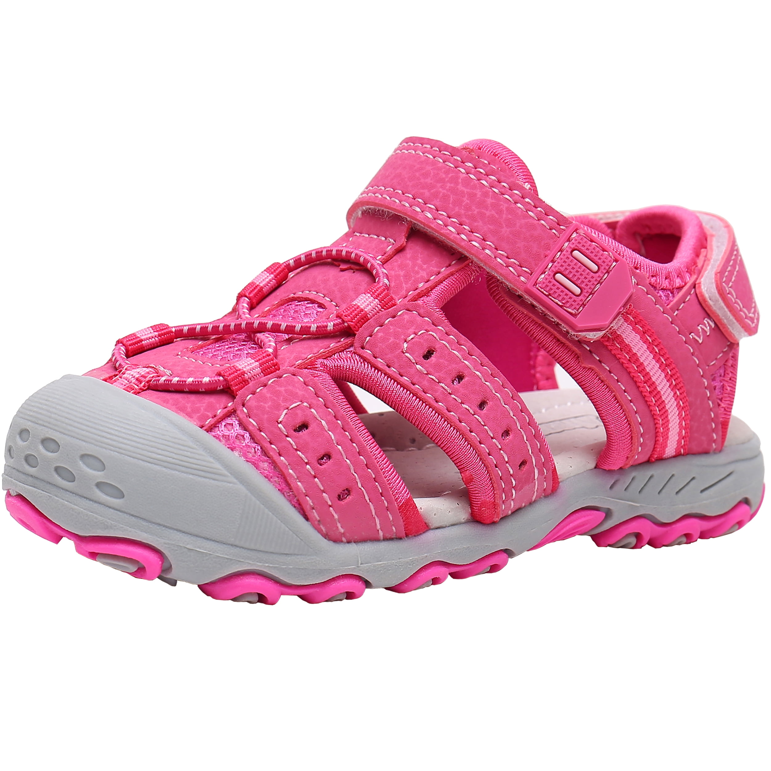 Ahannie Boys Girls Outdoor Sport Sandals,Kids Closed Toe Beach Sandals Toddler Summer Sandals 
