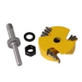 thumbnail image 3 of 8mm/12mm Shank (Optional) Adjustable Manual DIY Tenon Milling Cutter Router Bit Set Slot Cutter Woodworking Tool T Type Cutter Chisel Cutter with 6PCS Slotting Cutterblades, 3 of 7