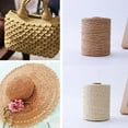 thumbnail image 2 of Raffia Thread Cotton Straw Summer Woven Straw Hat Cotton Straw Paper Thread Hand Knit Crochet Bag Cushion Baskets Hat Freeshippi, 2 of 7