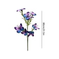 thumbnail image 3 of 7 Head Artificial Bouquets Featuring Simulated Butterflies And Silk Flowers Suitable For Indoor Window Displays And Outdoor Festive Garden Decorations, 3 of 6