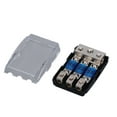 thumbnail image 4 of Portafusibles para amplificador de audio, bloque de distribución de fusibles de 1 en 3 vías Bloque de fusibles ANL confiable y duradero, 4 of 9