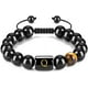 thumbnail image 1 of Fiudx Tobillera de Piedra Negra, Pulsera de Cuentas de Piedra Negra, Tobillera de Piedra Natural, 1 of 3