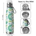 thumbnail image 3 of Modern 29oz Stainless Steel Insulated Thermos with Tea Filter, 360° Printed Travel Bottle, Leakproof BPA-Free Flask with Anti-Slip Base, 304 Inner & 201 Outer, Vacuum Cup, 3 of 6