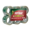 Duck Brand HD Clear Clear Packaging Tape, 3 in. x 54.6 yd., 6 Pack