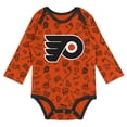 thumbnail image 2 of Infant Orange Philadelphia Flyers Dynamic Defender Long Sleeve Bodysuit, 2 of 3