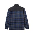 thumbnail image 6 of Ma Croix Men's Plaid Zip-Up Sherpa Lined Thermal Fleece Padded Cotton Jacket, 6 of 7