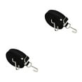 thumbnail image 3 of relayinert No Scratching Item Rubber Luggage Rope Protects Delicate Surfaces Damage black 2Set, 3 of 6