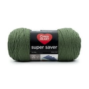 Red Heart Super Saver 4 Medium Acrylic Yarn, Medium Thyme 7oz/198g, 364 Yards