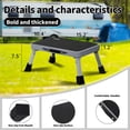 thumbnail image 3 of Taburete Mifami, escalera plegable de 1 peldaño, metal, 227 kg de capacidad, 3 of 9