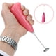 thumbnail image 5 of Batidor eléctrico Injueey rosa para cocinar Batidor de huevos zumo bebidas calientes, 5 of 6