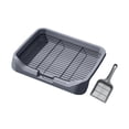 thumbnail image 4 of Inodoro para perros de interior, inodoro portátil para cachorros, soporte para almohadillas absorbentes para cachorros, bandeja de arena para gatos, 4 of 8