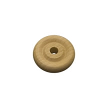 500 Pcs 7/8" Mini Wooden Wheels 1/4" thick Hole Size 3/16" Use AP0900 axle pegs for 3/16 holes.