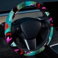 thumbnail image 2 of Flower Butterfly 14.5 Inch Printing PVC Leather Auto Accessories Car Wheel Cover Steering Wheel Covers, 2 of 6
