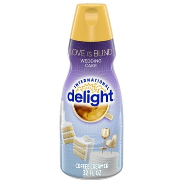 International Delight LOVE IS BLIND (TM) Wedding Cake Coffee Creamer Bottle, 32 fl oz
