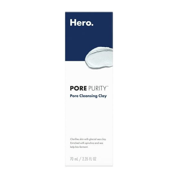 Hero Cosmetics Pore Purity Cleansing Clay Mask, Absorbs Excess Oil,  70ml