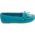 thumbnail image 2 of Minnetonka Women's Me to We Moccasin, Turquoise, 10 B(M) US, 2 of 7