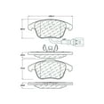 thumbnail image 2 of Centric Parts 104.13750 Semi-Metallic Front Disc Brake Pad Set with Hardware, 2 of 4