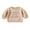 Khaki 1, variant on Bagilaanoe Toddler Baby Girl Boy Casual Sweatshirt Long Sleeve Letter Print Pullover 6M 12M 18M 24M 3T Kids Fall Loose Tee Tops