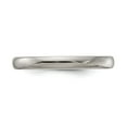 thumbnail image 3 of Solid Titanium Men's Half Round 4mm Ring Comfort-Fit Band Size 8, 3 of 4