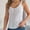 White, variant on Women's Round D Neck Sleeveless Knitted Slim Fit Casual Open Navel Vest Womens T Shirts Multiple Pack Space Trashier Shirts Woman Tees Long Sleeve Heat Womens Compression Cold Gear Casual Short Sleeve