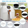 thumbnail image 5 of CJC 12 Pcs Air Fryer Accessories Kit, Compatible for Growise Phillips Cozyna Fits All 3.7QT - 6.8QT Air Fryer, 5 of 7