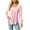 Pink, variant on Women Summer Tops Women's Tunic Tops Long Puff Sleeve Crew Neck Shirts Pleated Solid Tee Blouse Long Sleeve Sweater Bodysuit Comfy Tunics for Women Shirt Button Short Button up Shirts for White M