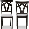 thumbnail image 3 of Bowery Hill Dining Side Chair in Gray and Brown (Set of 2), 3 of 7
