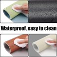 thumbnail image 3 of duomi-Dual-Sided Desk Pad Waterproof Leather Desk Mat Large Office Computer Laptop Desktop Desk Mouse Mat Protector Writing Pad Desk Cover Mat 35.4"x 17" (Light Green+Purple), 3 of 4