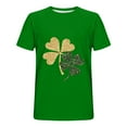 thumbnail image 4 of BLTIBY St. Patrick's Day Shirts for Men Short Sleeve Round Neck Printed Blouse Fashion Lightweight Casual Pullover Tops 2025 Green 2 4XL, 4 of 4