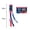 B, variant on USA 250th Anniversary Windsock, America 1776-2026 Patriotic Hanging Flag, Robust Outdoor Celebration Streamer for July 4th & Memorial Day, 40-Inch Length