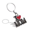 thumbnail image 2 of 1pc I LOVE MOM Key Chain Fashion Metal Key Ring for Mother's Day Gift Birthday Present, 2 of 3