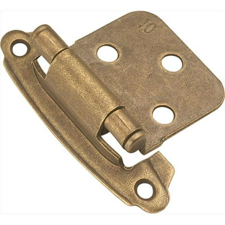 Hickory Hardware P244-WOA Windover Antique Surface Self-Closing Flush Hinge 2-Pack