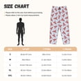 thumbnail image 3 of Kdxio Women's Comfy Stretch Cartoon Lobsters 1 Print Drawstring Pajama Pants-XX-Large, 3 of 5