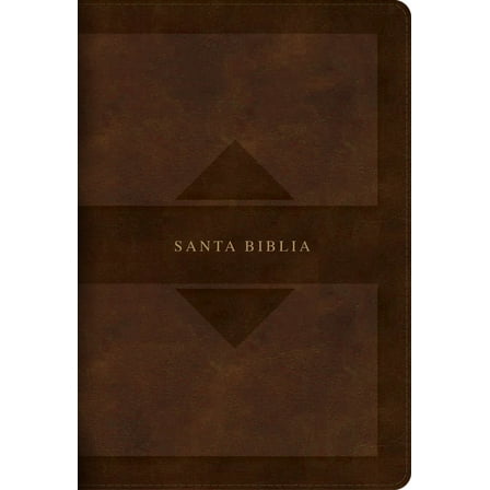 RVR 1960 Biblia Letra Grande Tamaño Manual Edición Tierra Santa, Café Símil Piel Mass Market (Hardcover)